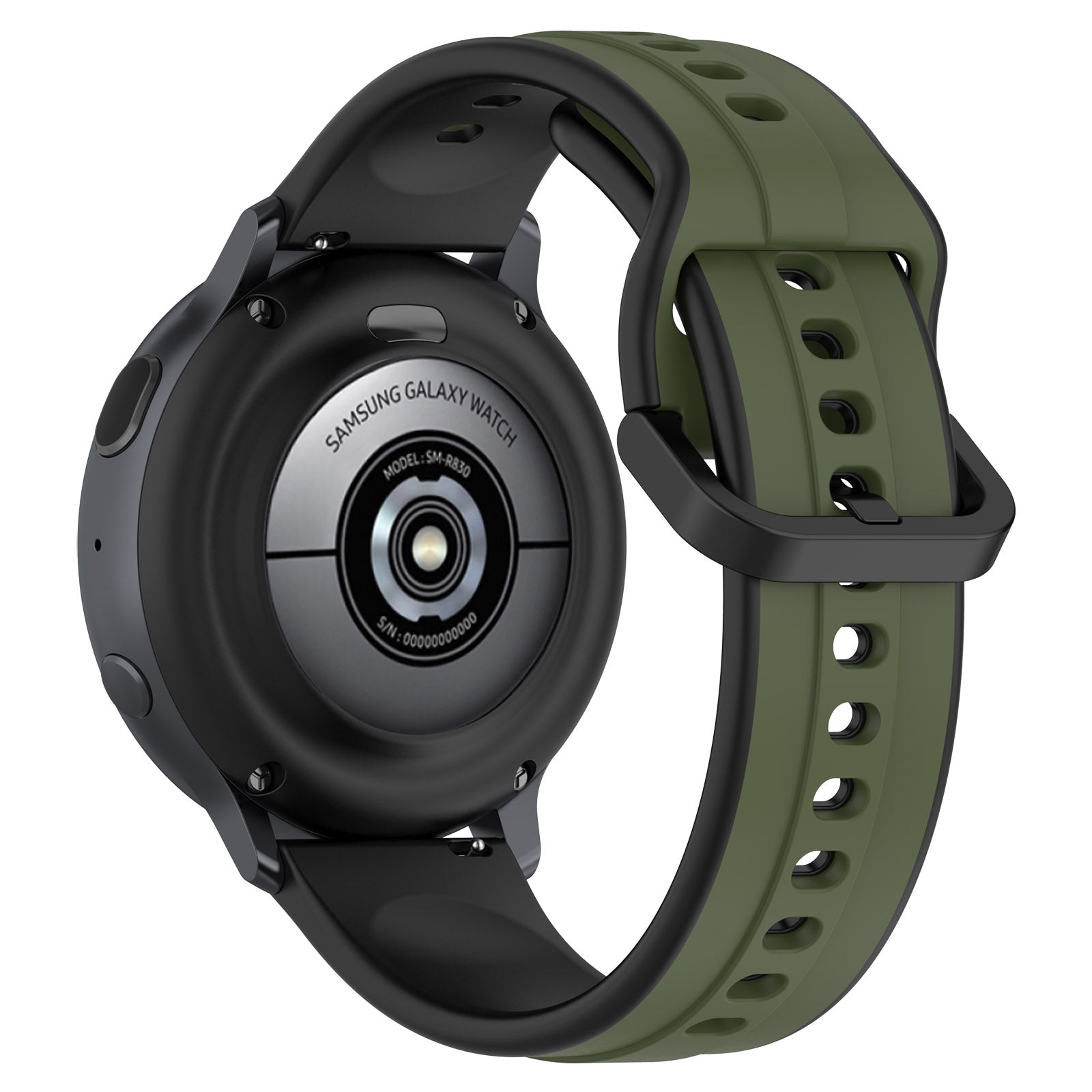 For Samsung Galaxy Watch3 41mm 45mm Huawei Watch 3 Soft Silicone Watch Band 22mm Dual Color Watch Strap Replacement For Samsung Galaxy Watch3 41mm 45mm Huawei Watch 3 Soft Silicone Watch Band 22mm Dual Color Watch Strap Replacement